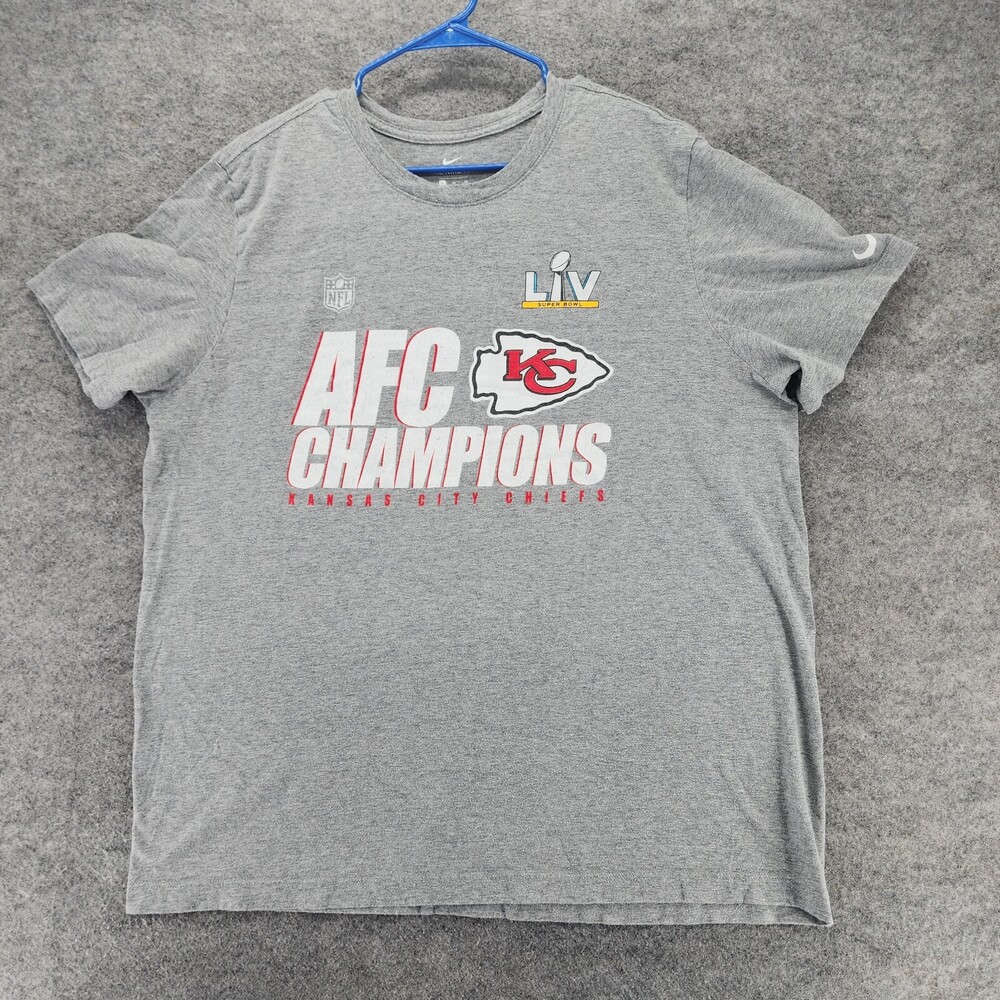 Kansas City Chiefs Shirt Womens XL Nike NFL AFC Championship